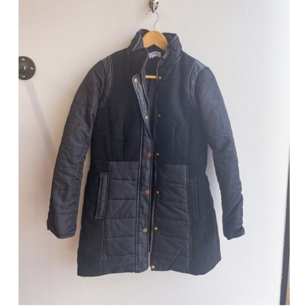 Susan Graver Quilted Puffer Coat *missing hood